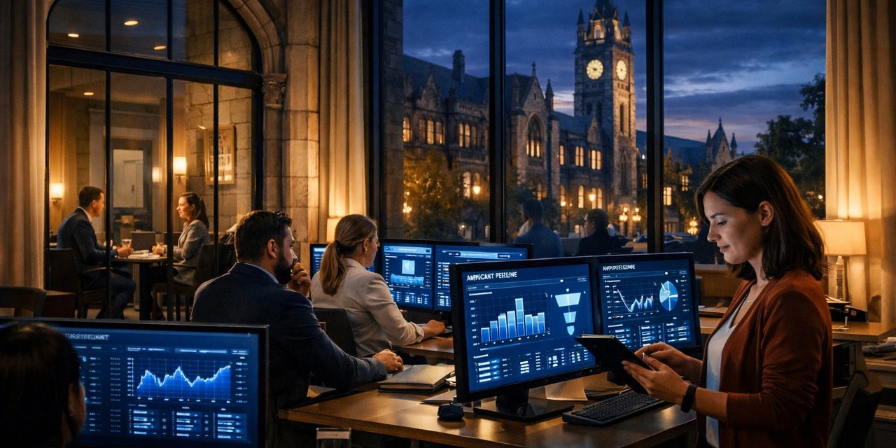 AI enrollment automation for higher education — SMS lead generation